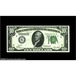 Fr. 2001-F $10 1928A Federal Reserve Notes, Choice Crisp Uncirculated. An especially scarce set of t