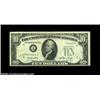 Image 1 : Fr. 2010-A $10 1950 Federal Reserve Note, Fine-Very Fine. Unusual obstruction error where part of th