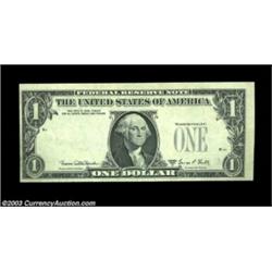 Fr. 1907-L $1 1969D Federal Reserve Note, Crisp Uncirculated. Third printing on the reverse. Importa
