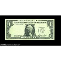 Fr. 1911-C $1 1981 Federal Reserve Note, Crisp Uncirculated. Third printing on reverse. Important no