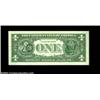 Image 2 : Fr. 1911-C $1 1981 Federal Reserve Note, Crisp Uncirculated. Third printing on reverse. Important no