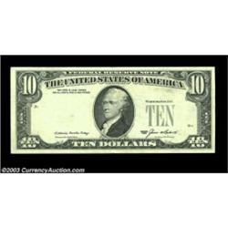Fr. 2027-C $10 1985 Federal Reserve Notes, About Uncirculated. A consecutive pair with the third pri