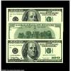 Image 1 : Fr. 2175-D $100 1996 Federal Reserve Notes, Gem Crisp Uncirculated. A great trio of new hundreds, wi