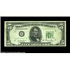 Image 1 : Fr. 1962-B $5 1950A Federal Reserve Note, Extremely Fine. The reverse is very low, with a portion of