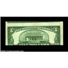 Image 2 : Fr. 1962-B $5 1950A Federal Reserve Note, Extremely Fine. The reverse is very low, with a portion of