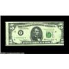 Image 1 : Fr. 1972-F $5 1969C Federal Reserve Note, About Uncirculated. A small section of the adjoining note.