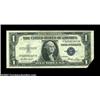 Image 3 : Fr. 1614 $1 1935E Silver Certificates, Crisp Uncirculated. Three pieces, the middle note with a butt