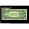 Image 2 : Fr. 1615 $1 1935F Silver Certificate, Very Fine. Large foldover in the upper right corner. Important