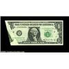Image 1 : Fr. 1912-H $1 1981A Federal Reserve Note. Choice Crisp Uncirculated.An attractive foldover error we.