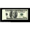 Image 1 : Fr. 2175-G $100 1996 Federal Reserve Note. Extremely Fine. A dramatic foldover is evident on the lef