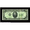Image 1 : Fr. 2060-G $20 1950A Federal Reserve Note, About Uncirculated. A rather broad gutter fold bisects th