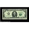 Image 1 : Fr. 2173-L $100 1990 Federal Reserve Note, About Uncirculated. Two narrow gutter folds nearly connec