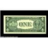 Image 2 : Fr. 1614 $1 1935E Silver Certificate. Gem Crisp Uncirculated.A tiny sliver of a front-to-back offset