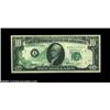 Image 1 : Offset Quartet.Fr. 1901-A $1 1963A Federal Reserve Note, Choice Crisp Uncirculated. 40 percent back.