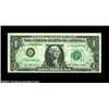 Image 1 : Fr. 1909-C $1 1977 Federal Reserve Note, Choice Crisp Uncirculated. A back on face offset that, whil