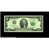 Image 1 : Fr. 1935-G $2 1976 Federal Reserve Note, Choice Crisp Uncirculated. A light, but 100 percent complet