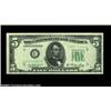 Image 1 : Fr. 1962-C $5 1950A Federal Reserve Note, About Uncirculated. A scarce early series front to back of