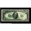 Image 1 : Fr. 2011-H $1 1950A Federal Reserve Note. Very Fine.An earlier error note with a back-to-face offset