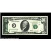 Image 1 : Fr. 2018-C $10 1969 Federal Reserve Note. Gem Crisp Uncirculated.A 10% back-to-front transfer is pre