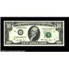 Image 1 : Fr. 2023-D $10 1977 Federal Reserve Note. Gem Crisp Uncirculated.A dramatic front-to-back transfer g