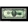 Image 1 : Fr. 2070-C $20 1969C Federal Reserve Note. Choice Crisp Uncirculated.A very unusual double offset er