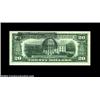 Image 2 : Fr. 2070-C $20 1969C Federal Reserve Note. Choice Crisp Uncirculated.A very unusual double offset er