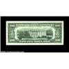 Image 2 : Fr. 2079-F $20 1993 Federal Reserve Note. About Uncirculated. There is a full 100% dark back on face
