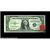 Image 1 : Fr. 1614 $1 1935E Silver Certificate, Choice Crisp Uncirculated. A BEP rejection sticker can be foun