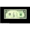Image 1 : Fr. 1907-B $1 1969D Federal Reserve Note, Gem Crisp Uncirculated. Excessive wiping of the plate caus