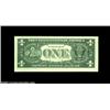 Image 2 : Fr. 1907-B $1 1969D Federal Reserve Note, Gem Crisp Uncirculated. Excessive wiping of the plate caus