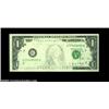 Image 1 : Fr. 1907-G $1 1969D Federal Reserve Notes, Crisp Uncirculated. Dramatic underinking of the plate lef