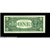 Image 2 : Fr. 1907-G $1 1969D Federal Reserve Notes, Crisp Uncirculated. Dramatic underinking of the plate lef