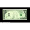 Image 3 : Fr. 1907-G $1 1969D Federal Reserve Notes, Crisp Uncirculated. Dramatic underinking of the plate lef