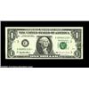 Image 3 : Fr. 1920-C* $1 1995 Federal Reserve Notes, Crisp Uncirculated. A pair of consecutive four digit star