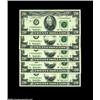 Image 1 : Fr. 2079-F $20 1993 Federal Reserve Notes, Gem Crisp Uncirculated. The bookend and five consecutive.