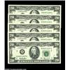 Image 1 : Fr. 2080-B $20 1993 Federal Reserve Notes, Gem Crisp Uncirculated. Five pieces showing the progressi