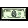 Image 1 : Fr. 1962-C $5 1950A Federal Reserve Note, Gem Crisp Uncirculated. A great obstruction error where th