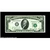 Image 1 : Fr. 2015-B $10 1950E Federal Reserve Note, Gem Crisp Uncirculated. A scarce early obstruction error.