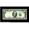 Image 1 : Fr. 2030-B $10 1990 Federal Reserve Note. Choice Crisp Uncirculated. An interesting obstruction erro
