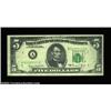 Image 1 : Fr. 2021-A $5 1969C Federal Reserve Note, Extremely Fine, Repaired Tear. The first printing is doubl