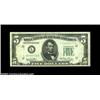 Image 1 : Fr. 1961-L $5 1950 Federal Reserve Note, Extremely Fine. A striking early error with major reverse d