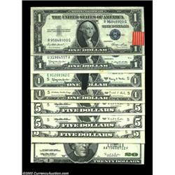 A lot of ink smears and shifted printings, including$1 1935E Silver. CU. Slight ink smears, BEP reje