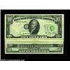 Image 1 : Federal Reserve Note Shifts.Fr. 2011-F $10 1950A Federal Reserve Note, Fine.Fr. 2011-G $10 1950A Fed