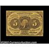 Image 1 : Fr. 1230 5ó First Issue Gem New. A fresh, original note, with excellent margins, bright colors and p