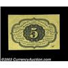 Image 2 : Fr. 1230 5ó First Issue Gem New. A fresh, original note, with excellent margins, bright colors and p