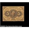 Image 1 : Fr. 1230 5c First Issue Very Choice New. A near-Gem example. Important notice: We expect to be aucti