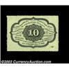 Image 2 : Fr. 1240 10c First Issue Choice New. Fully perforated all around, but a few of the perfs are short..
