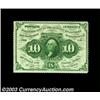 Image 1 : Fr. 1241 10c First Issue Very Choice New. Fully perforated and with excellent color, this no-monogra
