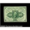Image 1 : Fr. 1242 10c First Issue Choice About New. Broadly margined and beautifully bright, with the appeara