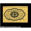Image 2 : Fr. 1279 25c First Issue Superb Gem New. There is a huge strip of margin outside the perforations at